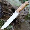 Bark River Bravo 2 - Natural Canvas Micarta (7" Satin A2) 07-211M-NC -Knives Sales BA211MNC.1 95276.1638564289