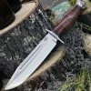 Bark River Knives Teddy II, 8.0" A2 Tool Steel Plain Blade, Stacked Leather Handle, Leather Sheath -Knives Sales BA214L.1 95634.1618336277