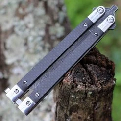 Bear & Son 30th Anniversary Butterfly - CF (4.1" Damascus) ANNCF17D -Knives Sales BCANNCF17D.2 79211.1639510228