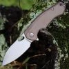 GiantMouse ACE Biblio - Natural Micarta /Bronze (2.9" M390 SW) BIBLIO-BRZ-NAT-INLAY -Knives Sales BIBLIO BRZ NAT INLAY 77230.1643823559