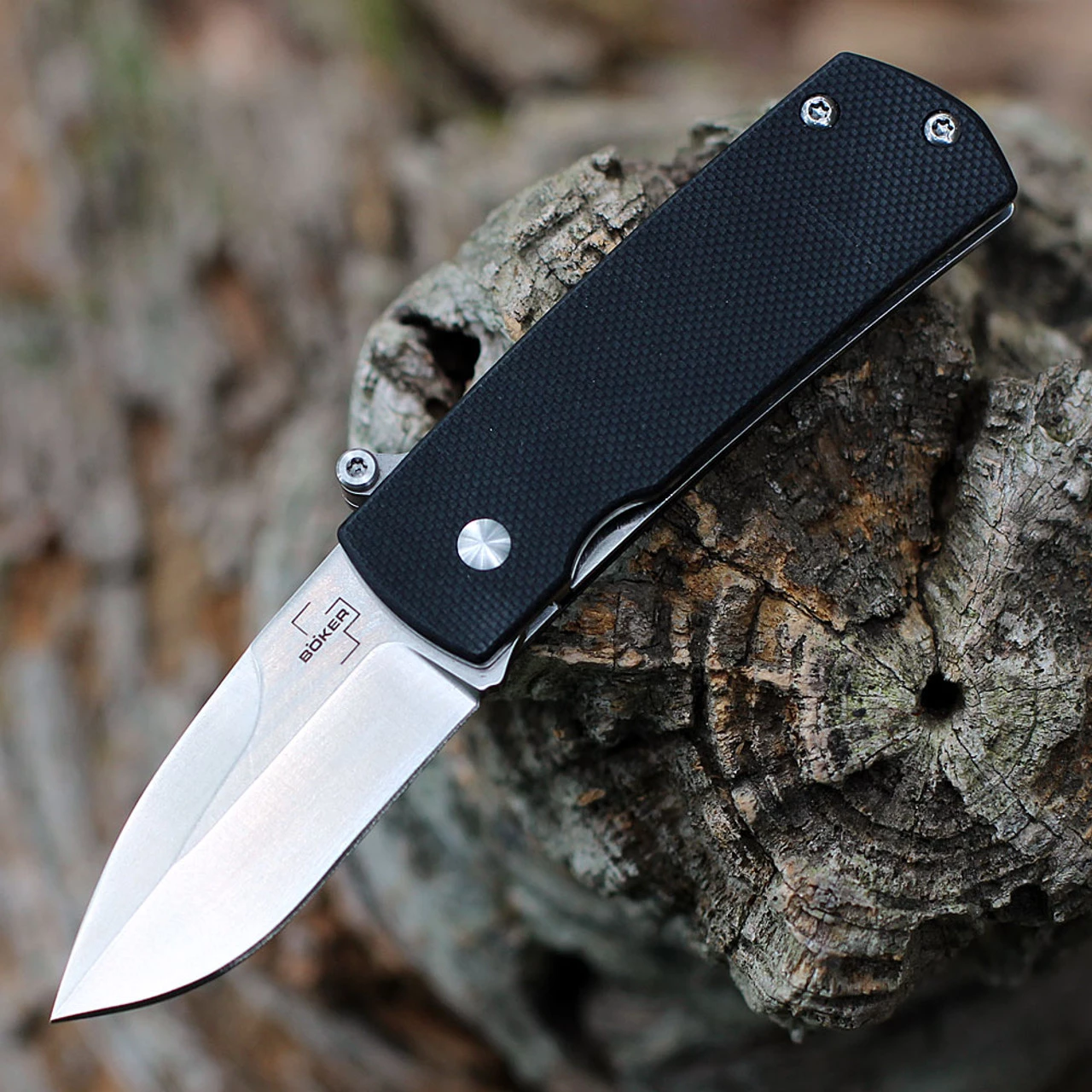 Boker Plus Shamsher A/O- Blk G10 (1.9" D2 Satin) 01BO361 3 Boker Plus Shamsher A/O- Blk G10 (1.9" D2 Satin) 01BO361