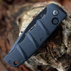 Boker Plus Kalashnikov 74 Automatic - Blk Alum. (3.25" D2 Blk Tanto) 01KALS101N -Knives Sales BOKAKALS101N.3 03257.1646856526