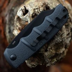 Boker Plus Kalashnikov 74 Automatic - Blk Alum. (3.25" D2 BLK Sheepfoot Blade) 01KALS104N -Knives Sales BOKAKALS104N.3 43883.1646854645