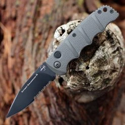 Boker Plus Kalashnikov 74 Automatic - Gray Alum. (3.25" D2 Blk) 01KALS94N