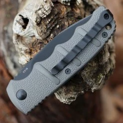 Boker Plus Kalashnikov 74 Automatic - Gray Alum. (3.25" D2 Blk) 01KALS94N -Knives Sales BOKAKALS94N.2 77841.1646845139