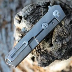 Boker Plus Kwaiken Compact Flipper Marble CF (3" D2 Satin) 01BO231 -Knives Sales BOP01BO231.2 50465.1651000734