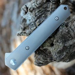 Boker Plus Mini Kwaiken Flipper Gray Ti (3" D2 Satin) 01BO267 -Knives Sales BOP01BO267.2 09617.1646679137