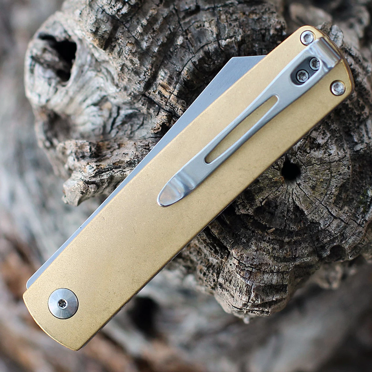 Boker Plus Tenshi - Brass (2.7" VG-10 Satin) 01BO328 6 Boker Plus Tenshi - Brass (2.7" VG-10 Satin) 01BO328 - Image 4