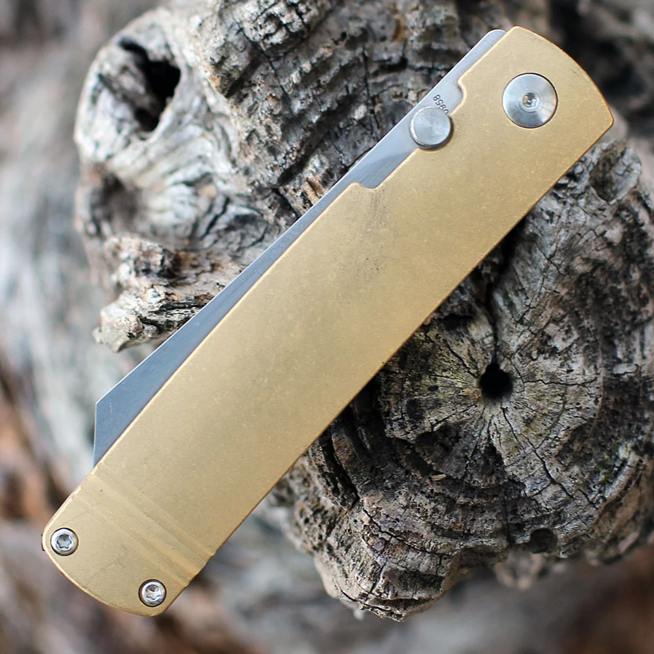 Boker Plus Tenshi - Brass (2.7" VG-10 Satin) 01BO328 5 Boker Plus Tenshi - Brass (2.7" VG-10 Satin) 01BO328 - Image 3