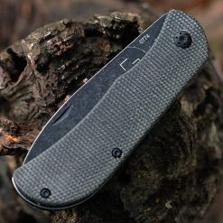 Boker Plus Exskelibur II Framelock Olive Green Micarta (2.8" Blk SW) 01BO367 -Knives Sales BOP01BO367 78985.1651601297