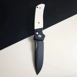 Pro-Tech Terzuola ATCF Automatic "Tuxedo" (3.45" DLC Blk Magnacut) BT2752