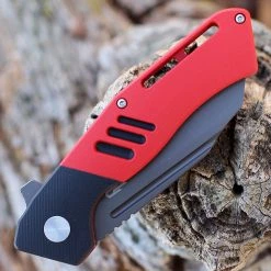 Bestech Rockface - Red / Blk G10 (3.4" D2 Black) BG46D -Knives Sales BTKG46D.2 80974.1645040044