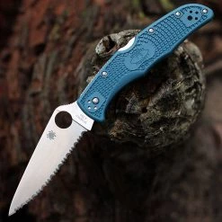 Spyderco Endura 4 Lightweight- Blu FRN (3.80" K390) C10FSK390
