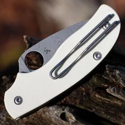 Spyderco Urban Slipit Sprint Run Ivory G10 (2.4" Damasteel) C127GPIVD -Knives Sales C127GPIVD.2 84368.1647447519