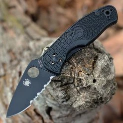 Spyderco Persistence Lightweight - Blk FRN (2.8" Blk Combo) C136PSBBK