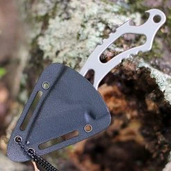 CIVIVI Kiri EDC Neck Knife C2001A, 5.0" 9Cr18MoV Gray Stonewashed Blade, Kydex Neck Sheath -Knives Sales C2001A 56077.1596830281