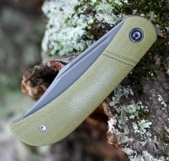 Civivi Appalachian Drifter Slip Joint C2015B, 2.96" Gray Stonewash S35VN Plain Blade, Olive Micarta Handle -Knives Sales C2015B.2 32925.1607025776.1280.1280 72203.1609879302