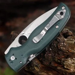 Spyderco Shaman Knifeworks Exclusive Forest Green G10 (3.5" C8TS 204P) C229GPDGR -Knives Sales C229GPDGR.6 73962.1660840110