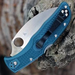 Spyderco Endela Lightweight Blue FRN (3.42" K390 Wharncliffe Satin) C243FPWK390 -Knives Sales C243FPWK390.1 06572.1657729513