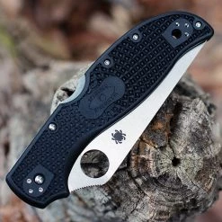Spyderco Stretch 2 XL Lightweight Blk FRN (4" VG-10 Satin Part Serr) C258PSBK -Knives Sales C258.1 01381.1651518670