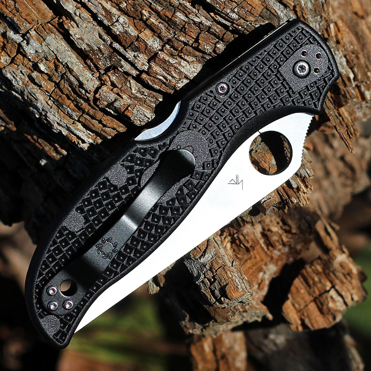 Spyderco Stretch 2 XL Lightweight Blk FRN (4" VG-10 Satin) C258PBK 6 Spyderco Stretch 2 XL Lightweight Blk FRN (4" VG-10 Satin) C258PBK - Image 4