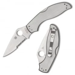Spyderco UpTern - Stainless Steel (2.82" 8Cr13MoV SS) C261PS
