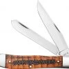 Case Trapper 2021 Halloween 10599 Orange Natural Bone Handle w/ Box (6254 SS) -Knives Sales CA10599 21992.1635275803