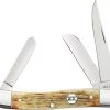 Case Medium Stockman 36721 Burnt Cream Bone (6318 SS) -Knives Sales CA36721 49655.1639502976