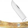 Case Sod Buster Jr. 36722 Burnt Cream Bone (6137 SS) -Knives Sales CA36722 89725.1640709643