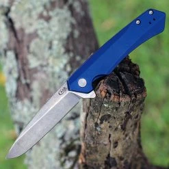 Case Kinzua Flipper - Blue Alum. (3.4" CPM-S35VN SW) 64660