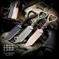 Halfbreed CCK-02 Compact Clearance Knife Blk G10 (3.9" Blk Tanto) CCK-02 BLK