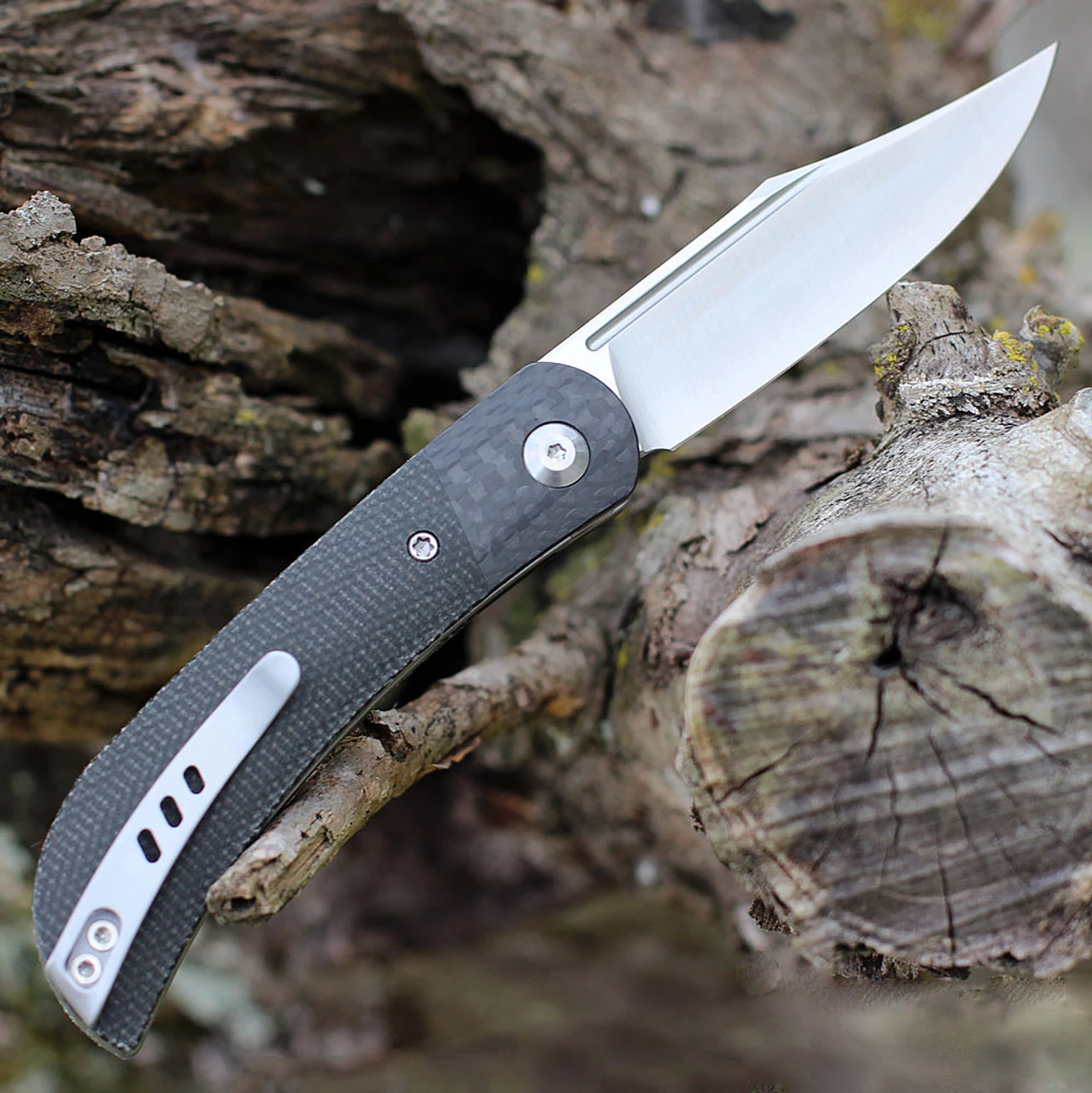 CIVIVI Appalachian Drifter II Dark Green Micarta (3" Satin Nitro-V) C19010C-4 4 CIVIVI Appalachian Drifter II Dark Green Micarta (3" Satin Nitro-V) C19010C-4 - Image 2