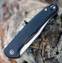 CIVIVI Mini Sandbar Blk G10 w/ Ti Clip (3" Satin Nitro-V) C20011-1 -Knives Sales CIVC200111.3 11120.1652886187