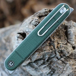 CIVIVI Crit Front Flipper Multi-Tool Green Micarta (3" SW Nitro-V ) C20014F-3 -Knives Sales CIVC20014F3.3 53905.1635862743