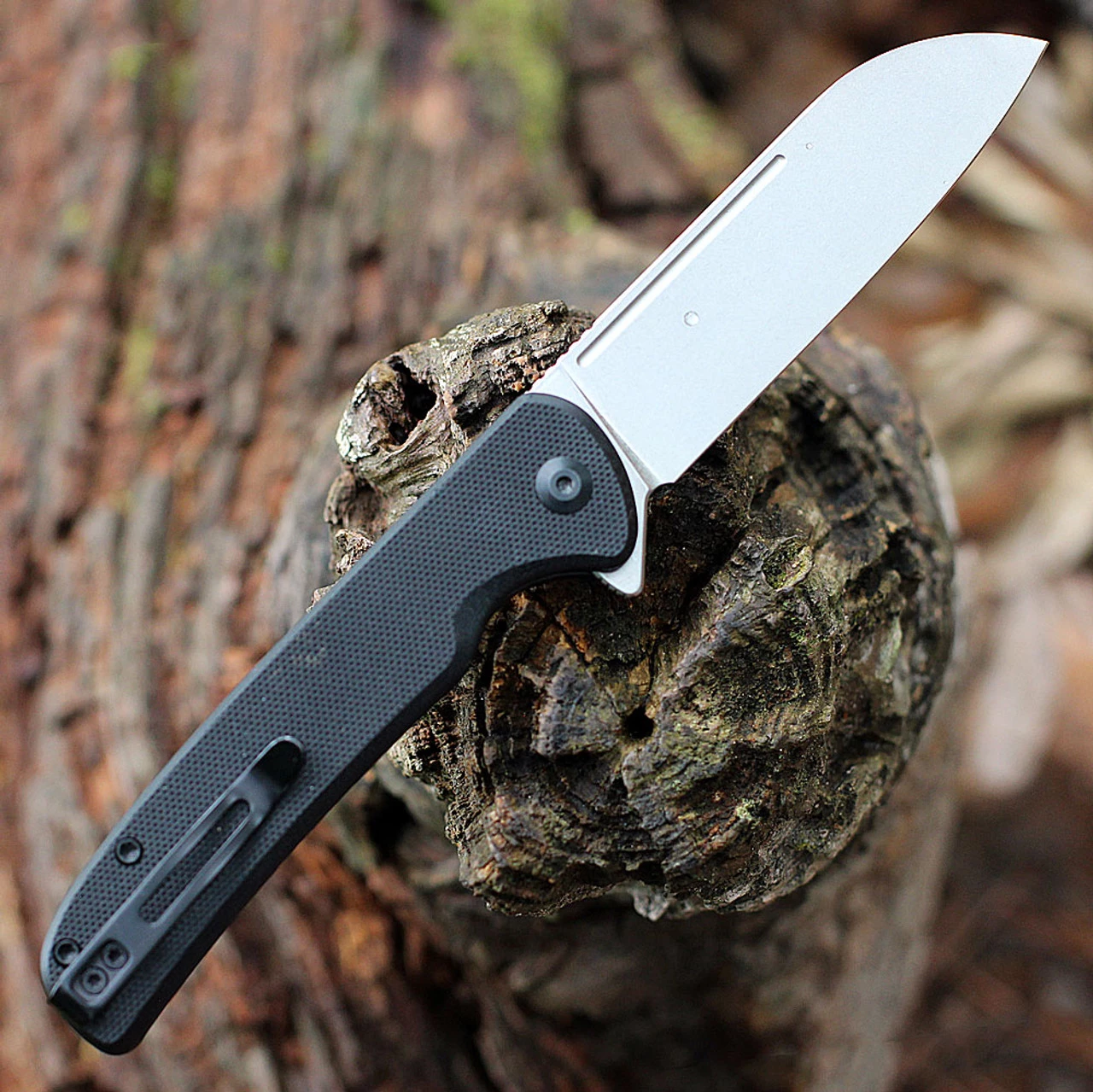 CIVIVI Chevalier Button Lock Black G10 (3.5" SW 14C28N) C20022-1 4 CIVIVI Chevalier Button Lock Black G10 (3.5" SW 14C28N) C20022-1 - Image 2