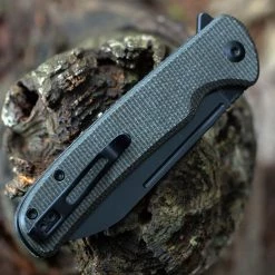 CIVIVI Chevalier Button Lock Green Micarta (3.5" Blk 14C28N) C20022-2 -Knives Sales CIVC200222.3 91167.1651593788