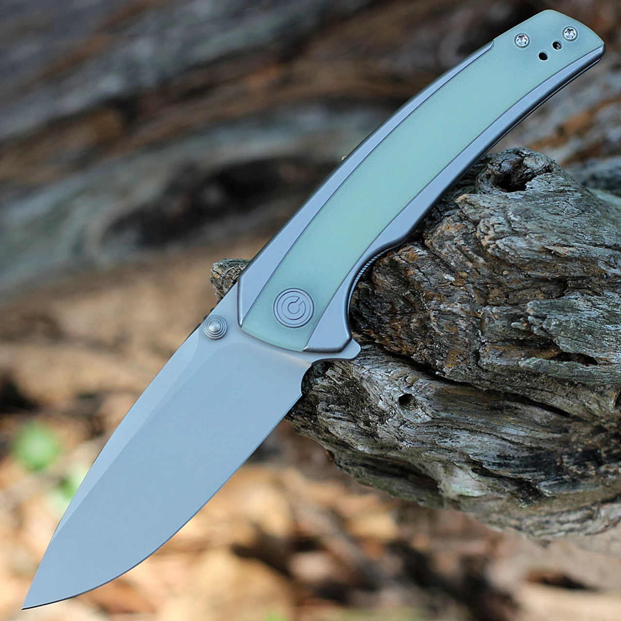 CIVIVI Teraxe Flipper - Plain Steel / Natural G10 (3.48" Nitro-V BB) C20036-2 3 CIVIVI Teraxe Flipper - Plain Steel / Natural G10 (3.48" Nitro-V BB) C20036-2
