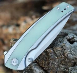 CIVIVI Teraxe Flipper - Plain Steel / Natural G10 (3.48" Nitro-V BB) C20036-2 8 CIVIVI Teraxe Flipper - Plain Steel / Natural G10 (3.48" Nitro-V BB) C20036-2 -Knives Sales CIVC200362.2 05784.1660667578