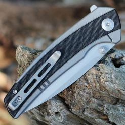 CIVIVI Teraxe Flipper - Gray Steel / Blk G10 (3.48" Nitro-V BB) C20036-3 -Knives Sales CIVC200363.3 84839.1660666986