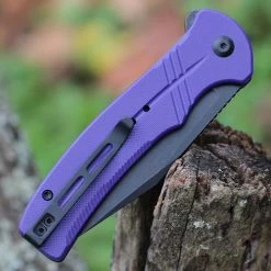 CIVIVI Cogent Button Lock - Purple G10 (3.5" Blk) C20038D-2 -Knives Sales CIVC20038D2.2 52560.1638908105