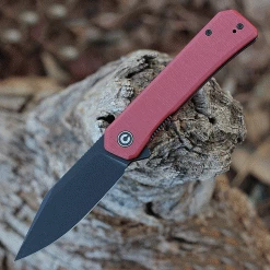 CIVIVI Relic w/Tweezers Burgundy G10 (3.5" Blk Nitro-V) C20077B-2