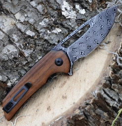 CIVIVI Odium - Cuibourtia Wood (2.65" Damascus) C2010-DS1 -Knives Sales CIVC2010DS1 22839.1618515252
