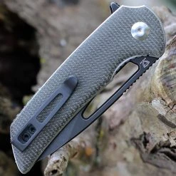 CIVIVI Odium Flipper - Dark Green Micarta (2.6" Blk SW D2) C2010G 9 CIVIVI Odium Flipper - Dark Green Micarta (2.6" Blk SW D2) C2010G -Knives Sales CIVC2010G.2 41378.1641416307