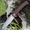 CIVIVI Cetos Flipper - Brown Coarse Micarta (3.48" BB 142C28N) C21025B-1 -Knives Sales CIVC21025B1.1 44971.1658159237