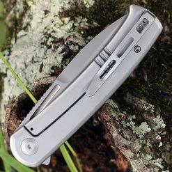 CIVIVI Cetos Flipper - Brown Coarse Micarta (3.48" BB 142C28N) C21025B-1 -Knives Sales CIVC21025B1.2 71390.1658159237