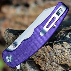 CIVIVI P87 Folder - Purple G-10 (2.90" Nitro-V Silver BB) C21043-2 -Knives Sales CIVC21043.2 45775.1660665397