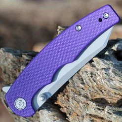 CIVIVI P87 Folder - Purple G-10 (2.90" Nitro-V Silver BB) C21043-2 -Knives Sales CIVC21043.3 73903.1660665397