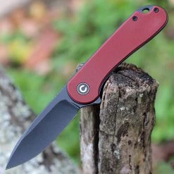CIVIVI Elementum - Burgundy G10 (2.96" D2 Blk SW) C907A-1