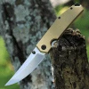 GiantMouse ACE Clyde (3" M390 Satin) Brass -Knives Sales CLYDE BRASS.2 87089.1631123039