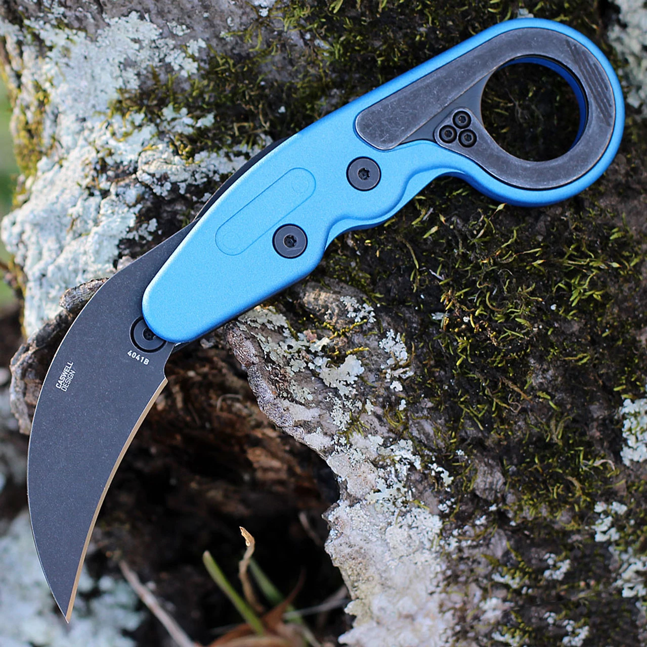 CRKT Provoke Karambit - Blue Grivory (2.4" 4116 Blk) 4041B 4 CRKT Provoke Karambit - Blue Grivory (2.4" 4116 Blk) 4041B - Image 2